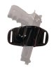 Quick Draw Leather Belt Holster for 1911 Five Inch Right Hand Black