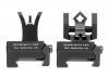Micro M4 Front and DOA Rear Folding BattleSight Set Flat Dark Earth