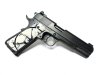 GRP Government | 45ACP, 5" Barrel, DLC Entire Pistol, Naked Slide, Omit Front Serrations, Polish Flats Slide and Frame, One Piece MSH/Magwell, Gold Bead Front Sight, Mammoth Ivory Grips, 2 Magazines, Nighthawk Bag