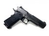 Classic Government DS IOS | 9x19mm, 5" Barrel, Double Stack Upgrade, DLC Finish, Fluted Barrel Upgrade, Ambi Safety, IOS Upgrade, Heine Ledge Rear Sight, Gold Bead Front Sight, 2 Magazines, Nighthawk Bag