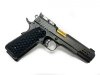 President-Boardroom Series| 9x19mm , 5" Barrel, DLC Finish, Titanium Nitride Barrel, Gold Bead Front Sight, Aristocrat Rear Sight, G10 Grips, 2 10 Rd Magazines, Nighthawk Case