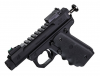 Mini Scorpion |22LR 1911 22/45 Style Frame, 3" Threaded Barrel w/Thread Protector, Adjustable Target Rear Sight, Green Fiber Front Sight, Competition Bolt, Hogue Grips, 2 Magazines