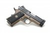 Sentinel |9mm 1911, 3.6" Match Grade Bull Barrel, Black Slide, FDE Frame, Fiber Front Sight, Carry Cuts, 8 Rounds