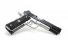 Tactical Elite 1911 |45ACP 5" Heavy Flanged Cone Barrel, Two Tone Finish, Fluted Chamber, Countersunk Slide Stop, Ball Endmill Cuts, Round Butt Magwell, Black G10 Starburst Grips, Red Fiber Front Sight, 2 8-Round Mags