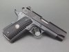 Upgraded X-Tac Compact 1911 |45ACP 4" Barrel, Black Armor-Tuff Slide/ Gray Frame, Countersunk Slide Stop, Flush Cut/Reverse Crown Barrel, Green Fiber Front Sight, G10 Starburst Grips, Soft Case, 2 Magazines