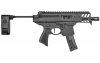 MPX Copperhead, Semi-automatic, 9MM, 4.5" Barrel, Aluminum Frame, Black Finish, Pivoting Contour Brace (PCB), 20Rd, 1 Magazine