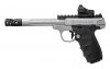 Performance Center Victory Target |22LR, 6" Target Fluted Barrel with Muzzle Brake, Semi-Automatic, Stainless Steel, Glass Bead Finish, Red Dot Sight, Tandemkross "hiveGrips" with Target Thumbrest Grip, 10 Rounds, 2 Magazines