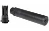 Resonator Suppressor, 30 Caliber, Rifle Suppressor, 16oz, 7.825" Long, 1.562" Diameter, Black Finish, Includes Flash Hider (YHM-4302-24), 5/8x24 YHM-2130-24