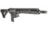 AR15 Billet Rifle 5.56mm NATO 16 Inch Carbon Fiber Barrel Muzzle Brake Wedge Lock Handguard Full Top Rail M-LOK System Adjustable Stock Wheeled Case 30 Round