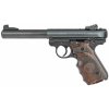 Mark IV Target .22 Long Rifle 5.5 Inch Bull Barrel Blue Finish Adjustable Rear Sight Target Laminate Grip 10 Round